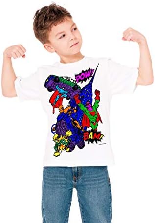Тениска Знак Planet Color in Superhero с 10 нетоксични пере магически маркери - Раскрась и вымой тениска