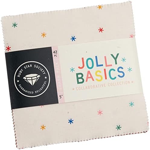 Набор от шармов Jolly Basics от 42 5-инчов квадратчета Ruby Star Society RS5091PP