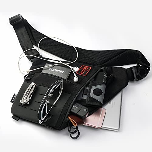ТАКТИЧЕСКА чанта-прашка ОНАЗИ, Лесен Универсална раница на Гърдите раница, Ежедневна чанта през рамо за ежедневно носене, спорт