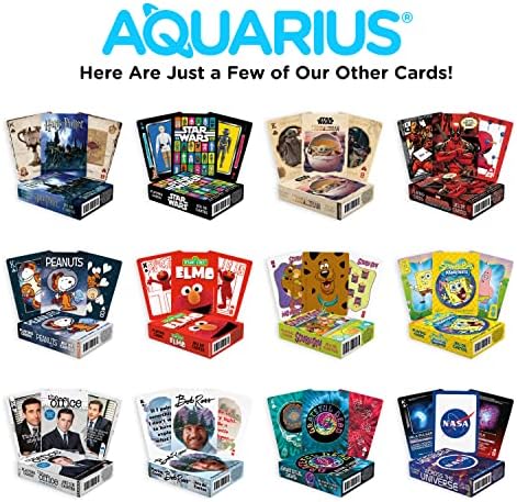 Карти за игра AQUARIUS Space Invaders – Тема тесте карти Space Invaders за Любимите си игри на карти - Официално лицензирани стоки,