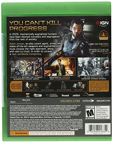 Deus Ex: Човечеството се дели - Колекционерско издание - Xbox One