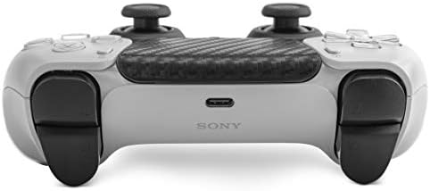 TouchProtect PS5 - Простото добавяне на защита, подобрена консистенция и стил за вашия контролер Dualsense (Carbon Black)