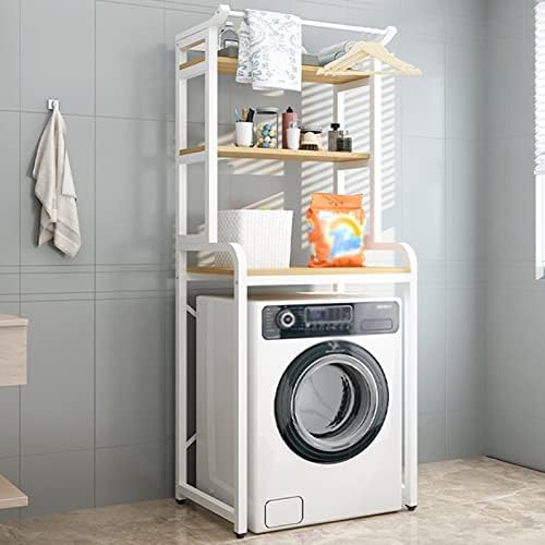 Рамки за съхранение на перални машини BKGDO Подова поставка за Тоалетната чиния, Мивка; Стойка за съхранение на Балкона Баня и Многопластова