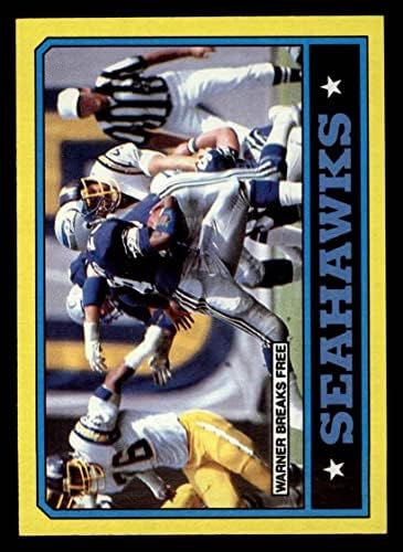1986 Начело # 200 лидери Seahawks Кърт Уорнър / Стив Ларджент / Джон Харис / Яков Грийн /Фредд Янг Seattle Seahawks (футболна карта), Ню Йорк / MOUNT Seahawks