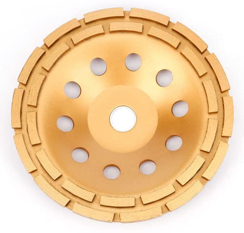 9-Инчов Шлайфане кръг от диамантената чаша APLUS, Двухрядный Диамантен диск за Шлайфане на бетон, Гранит, Камък, Мрамор и т.н