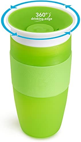 Чаша за пиене Munchkin Miracle 360 (Синя / Зелена 7 унции и 14 унция)