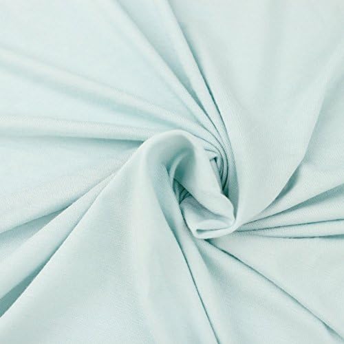 Синя спа тяжеловесная вискозная трикотажная тъкани от вискоза и ликра прецакани - 100 ярда (цена на едро)