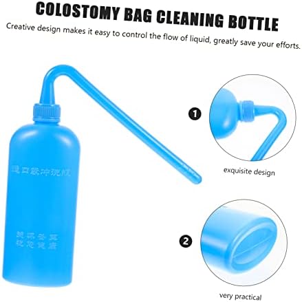 Hemoton Бутилка за почистване на чанти за Стома Пречистване на Бутилки за Вода Стомическая Чанта Бутилка За Измиване на Чанта за