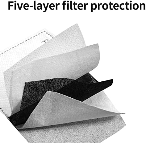 axolotl 3 бр Студени Регулируеми маска за лице с филтри, Покриващи устата маски за лице с филтър 0