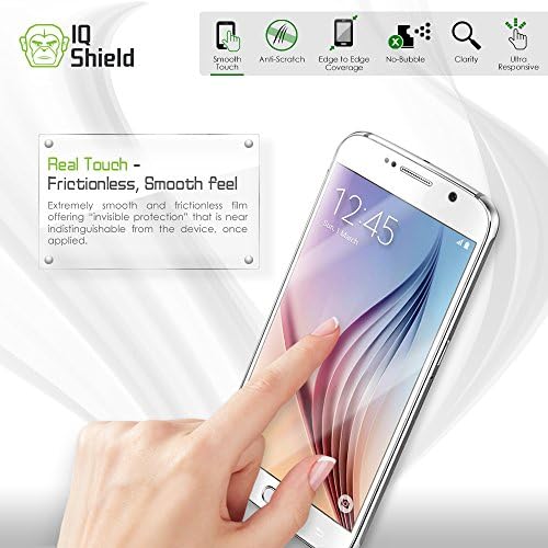 Защитно фолио IQShield, Съвместима с Samsung Galaxy Tab 4 10.1 LiquidSkin, Антипузырьковая Прозрачен филм