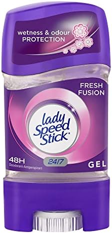Lady Speed Stick Невидим Гел Дезодорант Power Dry с Антиперспирантом, Fresh Fusion - 2,3 грама