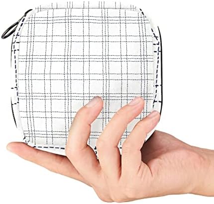 Чанта за съхранение на Хигиенни Кърпички в Клетката с Пунктирана линия, Преносим Чанта за Менструалния набиране на Седалките за