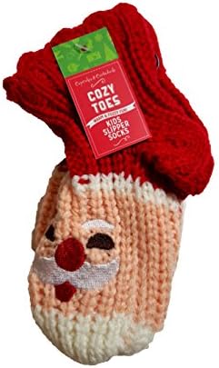 Crochet детски чорапи-чехли Тарталети & Cartwheels с уютни чорапи, Дядо Червен