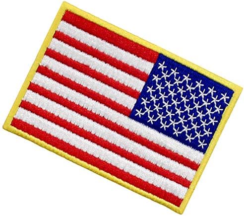 Обратна нашивка с Флага на сащ, на Бродирани Тактическа Апликация на САЩ, Военни, Жп Нашивка на Съединените Щати, Пришитая Емблема