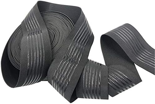 Еластична силиконова гума, нескользящая еластична тесьма, аксесоари за облекло Направи си сам, 5 ярда в ролка (50 мм)