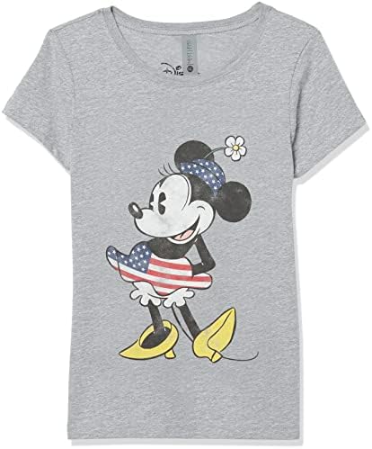 Реколта тениска с изображение на Знамето на САЩ за момичета Дисни