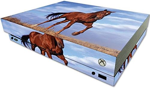 Корица MightySkins е Съвместим само с конзола на Microsoft One X - Horse | Защитно, здрава и уникална Vinyl стикер | Лесно се нанася,