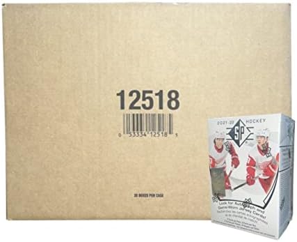 2021-22 Горна Палуба SP Hockey 8-Pack Blaster 20-Box Калъф