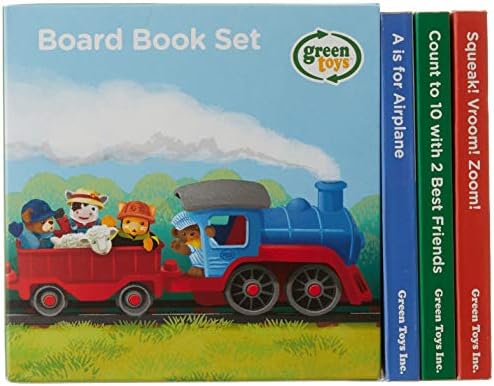 Набор от настолни книги Green Toys на Сметка / Звуци / Abc от 3 теми - Игри и образователни книги за деца. Сигурно за бебета и малки