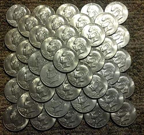 PD САЩ Айзенхауер Айк Монета от 1 долар на САЩ - Комплект от 2 монети на различни дати - от 1971 до 1978 година Колекционерски монети по 1 долар на САЩ