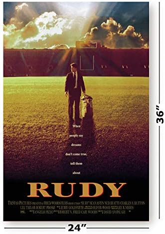 Руди - Плакат на филма (Обикновен стил) (Размер: 24 x 36)