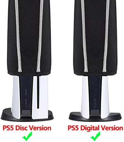 Комплект пылезащитных заглушек PlayVital за ps5 Digital Edition и Disc Edition - Светло Сив цвят