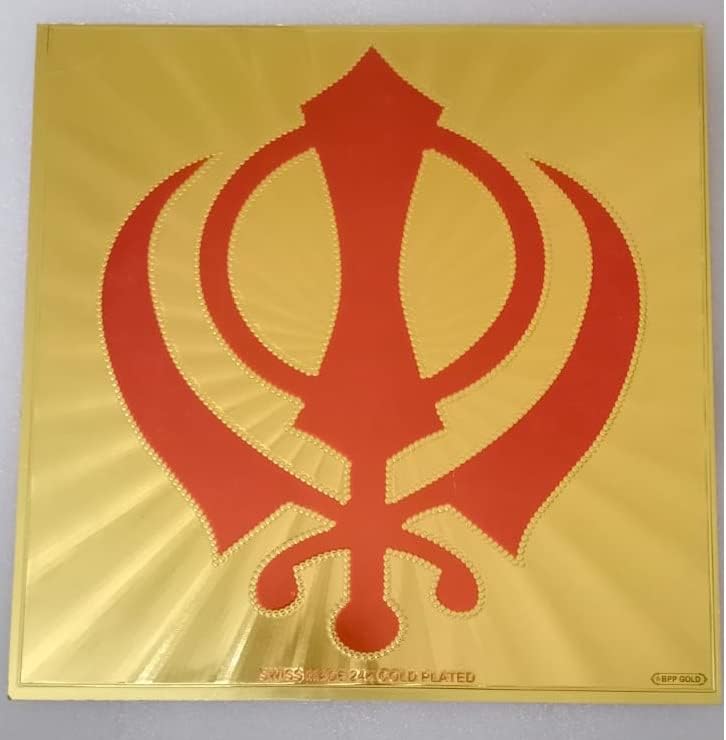 Религиозен Плакат Сикх Кханда Нишан Сахиб, Религиозен Постер за Украса, Стикер на Стената, Религиозен Плакат за Дома и Офиса, Хола,