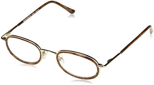 Дамски Бериллиевые Овални очила за четене Vera Wang, Злато, 46 мм + 2,5