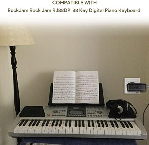 Адаптер KFD 12V AC DC Съвместим с RockJam RJ88DP RJ561 RJ661 RJ761-SK RJ654 54 61 88 клавиша Цифровата Клавиатура на Пиано за начинаещи