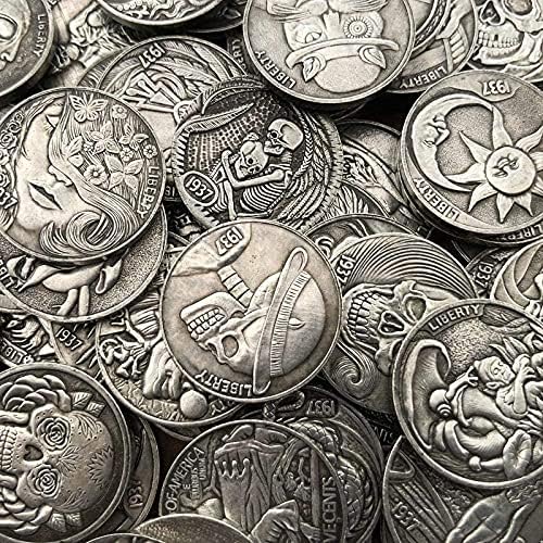 21 мм Антични Монети САЩ Buffalo Shuhan Монета 1937D Занаяти 62Coin Колекция Възпоменателни монети