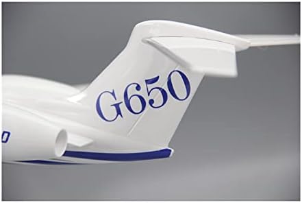 Готови Мащабни модели в мащаб 1:70 Гълфстрийм G650 Оригинален модел от ABS-пластмаса, Куха модел самолет, Подарочное украса, Мини-самолет (Цвят: A)