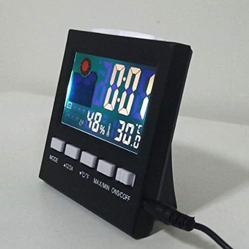 ZRSJ Точно Измерване на Влажността в Помещението, LCD детектор за влажност, Аларма, Календар, Монитор на Влажност за Спални, Хол,