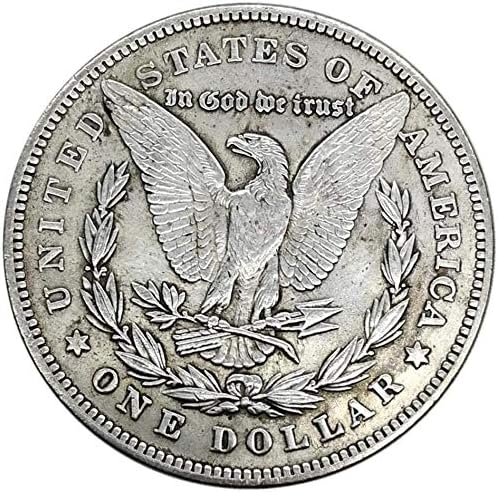 Възпоменателна монета Криптовалюта Морган 1887 Американски Морган Колекция от Златни монети Американски Стари монети Морган