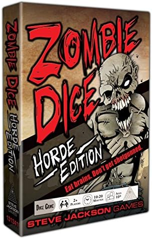 Steve Jackson Games Zombie Dice Horde Edition, оцветени в рамките на 120 месеца до 1188 месеца