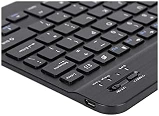 V Клавиатура BESTLIFE Испански Английски 10,1 Тънка Сверхширокая Безжична Клавиатура с 80 клавишите Bluetooth 3,0 за Android /iOS/за