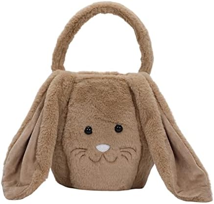 Подарък Кошница GIFZES Бъни Hand Easter Basket Сладко Rabbit Bag Торбичка за Подарък Създава Атмосфера на Очарователния Практически
