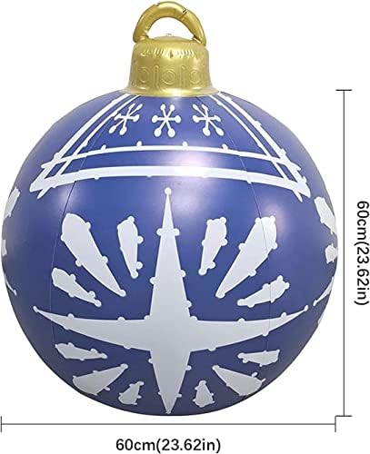 PVC надуваема коледна декоративна топка 23,6 инча фестивална атмосфера на Хелоуин тиква топка празник на детството декорация на