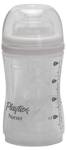 Детска бутилка Playtex Drop-Ins Premium, 4 унция (Цветове и опаковка, може да варира) (спиране на производството от производителя)