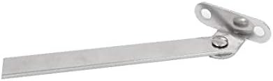 Шкаф X-DREE Шкаф Метален, спускащите се на 180 градуса врата на панта (ляв и десен) сребрист цвят 2 бр. (Gabinete Armario metálico
