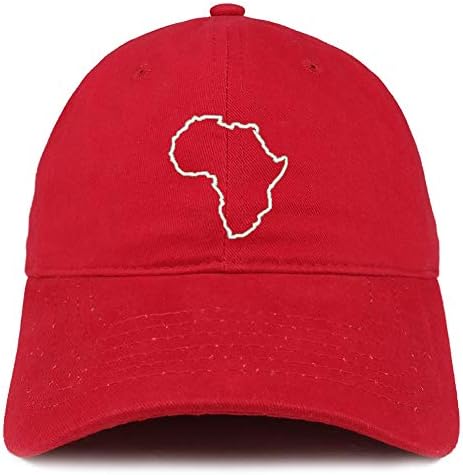 Моден Магазин за дрехи, Схема, Карта на Африка, на Бродирани Памучен Шапка за Татко
