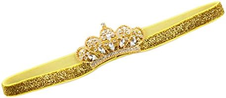 Новородено Принцеса Crystal Crown лента за глава Диадема Лента За Коса Реквизит за Снимки JA25