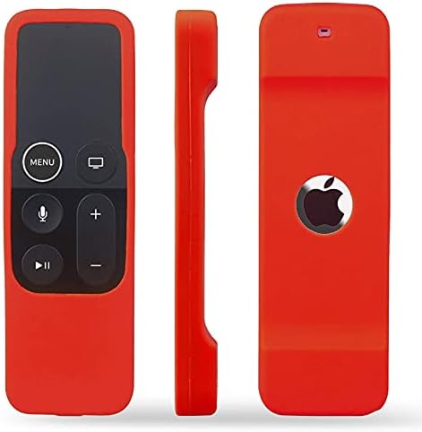 Силиконов калъф TOKERSE 3 Pack за Apple TV 4K / HD Siri Remote (1-во поколение) - устойчив на удари Силиконов калъф за Apple TV HD (4-то поколение) / 4K Siri Remote Controller - Червено Синьо Лилаво