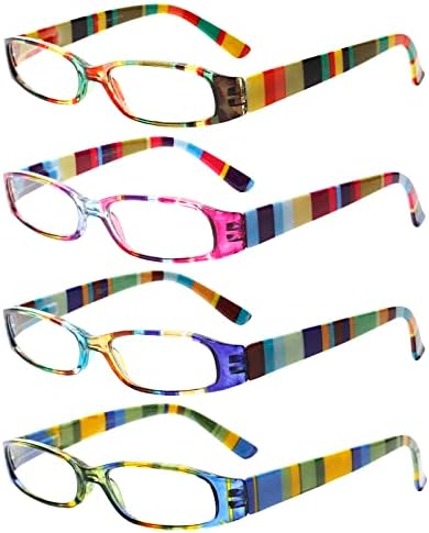 Дамски очила за четене Kerecsen, 4 Чифта, Дамски Модни Очила за четене на Пролетта Панти