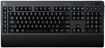 Комплект геймърска клавиатура Logitech G613 с безжична геймърска мишка на Logitech G305 и подложка за мишка с безжична зареждане (3 обекта)
