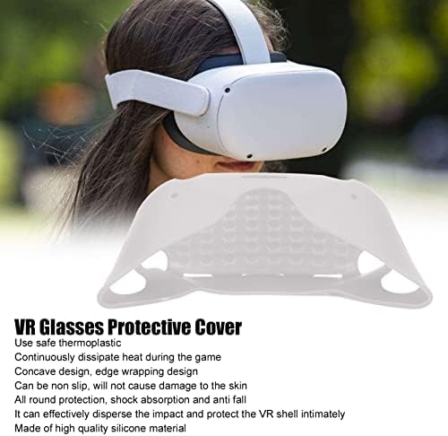 Силиконов Защитен Калъф за очила за Виртуална реалност, Силикон Гумен Калъф за Занасяне на кожата Виртуална Реалност, Защитен Калъф