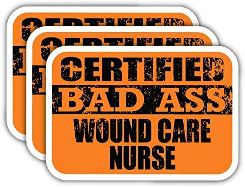 (x3) Сертифицирани Етикети медицинска Сестра Да се Грижи За раните в Задника | Наистина Забавна Професия, Идея за подарък за кариера