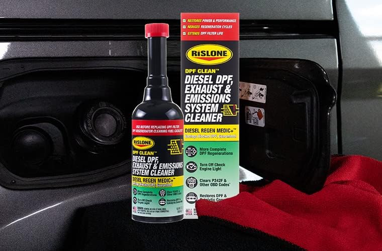 Rislone DPF Clean Diesel DPF, Препарат за почистване на отработените газове и на отработените газове, 1 Опаковка